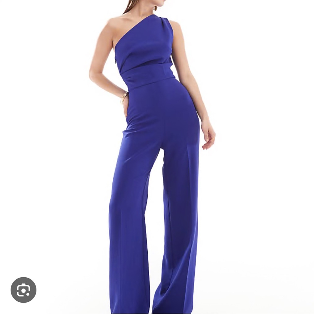 Mango Asymmetrical One-Shoulder Jumpsuit